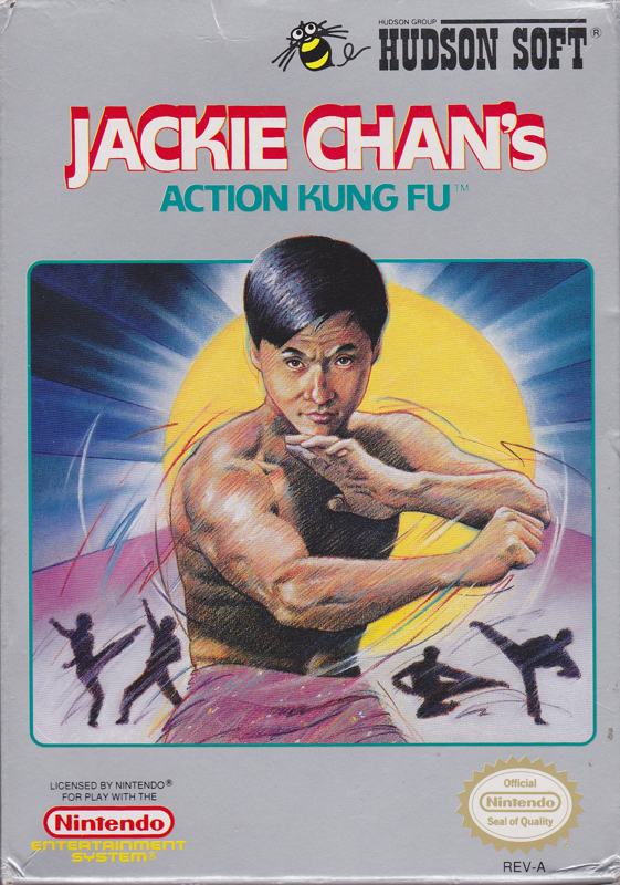 Jackie Chan box art for Famicom